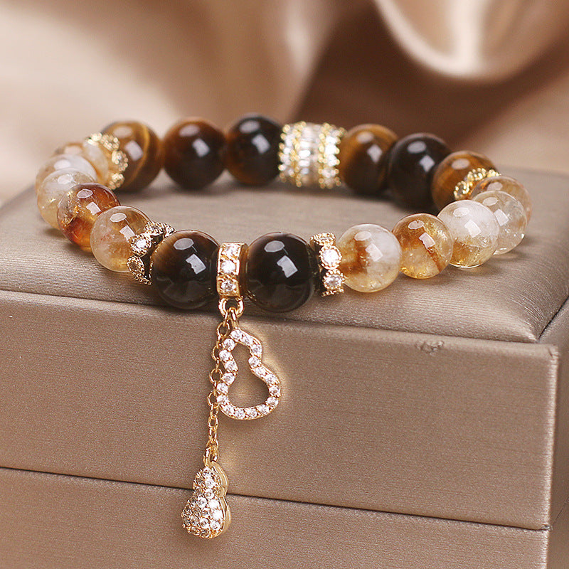 Lucky Fortune Citrine Fulu Bracelet For Women