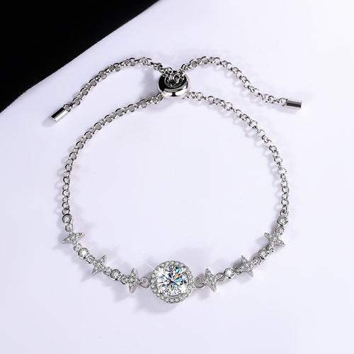 Armband i sterlingsilver med stjärnor