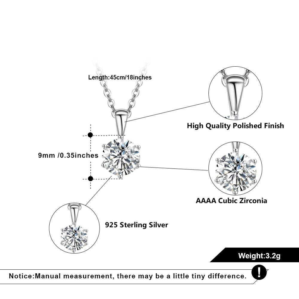 Diamond Necklace Korea Temperament Large Zircon Pendant