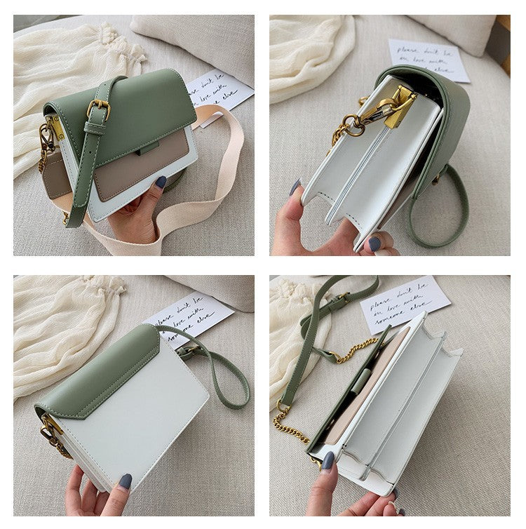 Crossbody red square bag