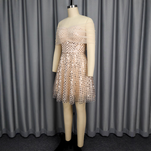 Axelbandslös Aftonklänning