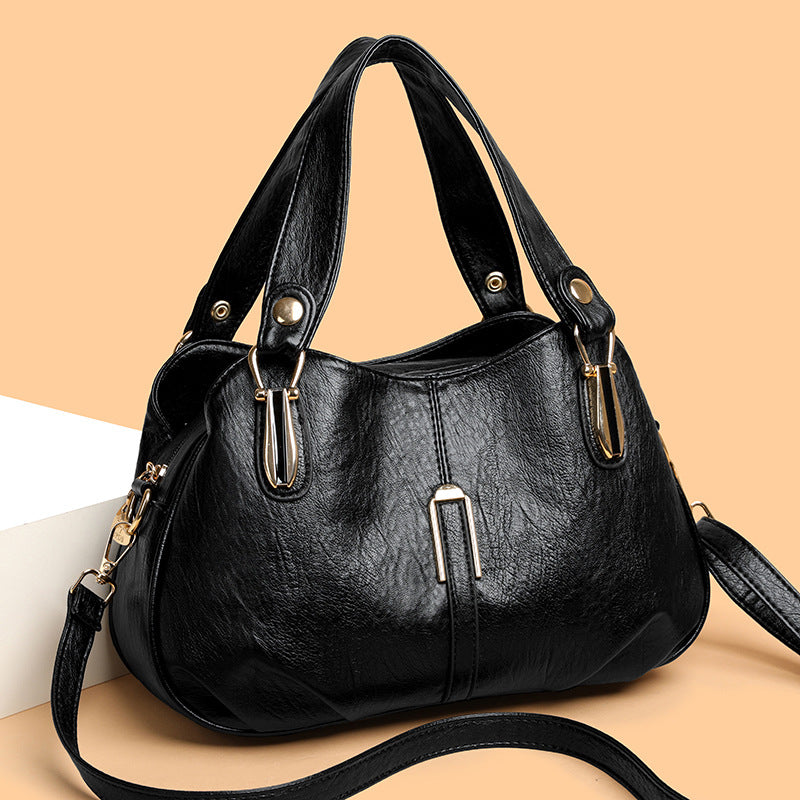 Women's Practical Casual Middle-aged Mom Handbag Bag Retro