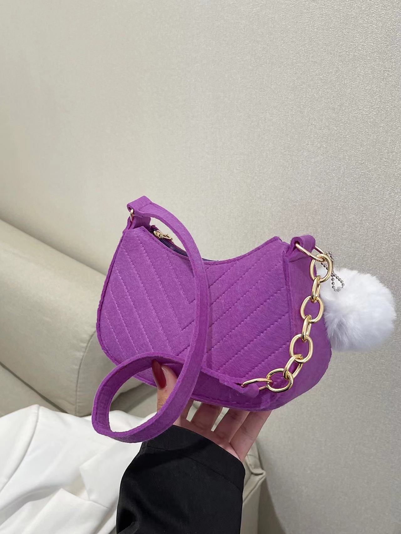 Casual Women's New Retro Solid Color Shoulder Messenger Bag