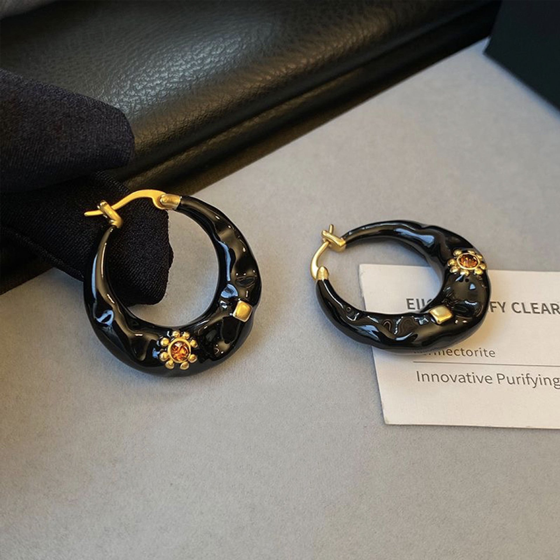 New Hong Kong Style Light Luxury High-grade Ear Studs