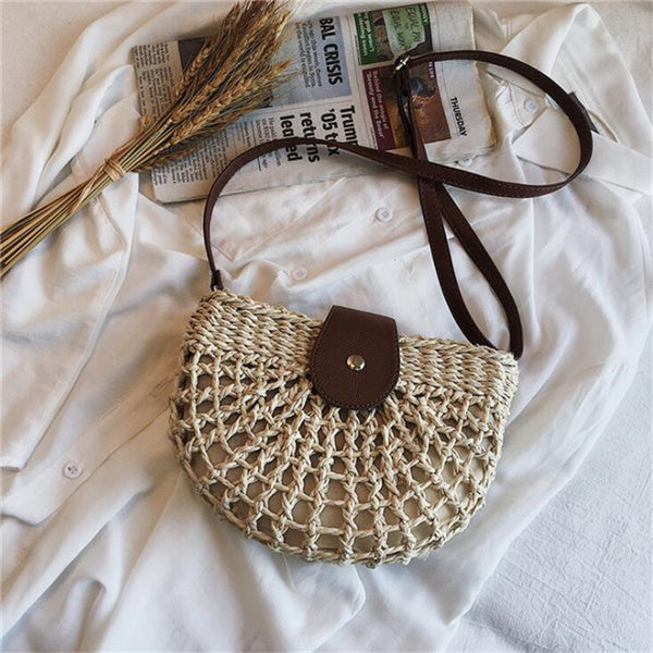 Pastoral wind woven bag