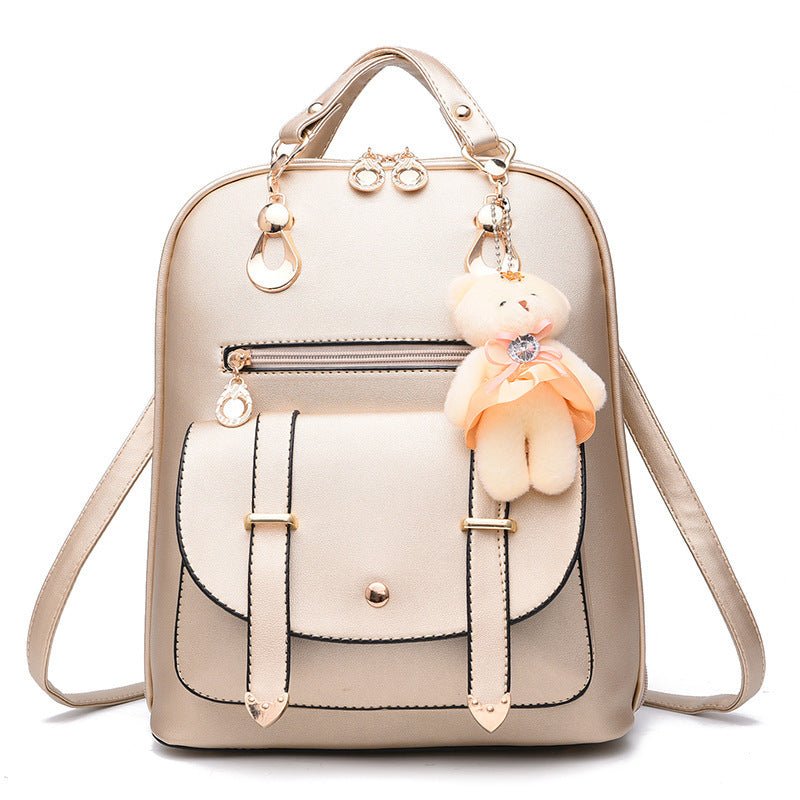 New backpack backpack fashionista new spring and summer students fashion leisure Korean women a generation