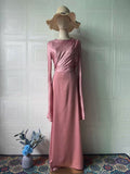 Polyester Long Sleeve Dress Dress Women