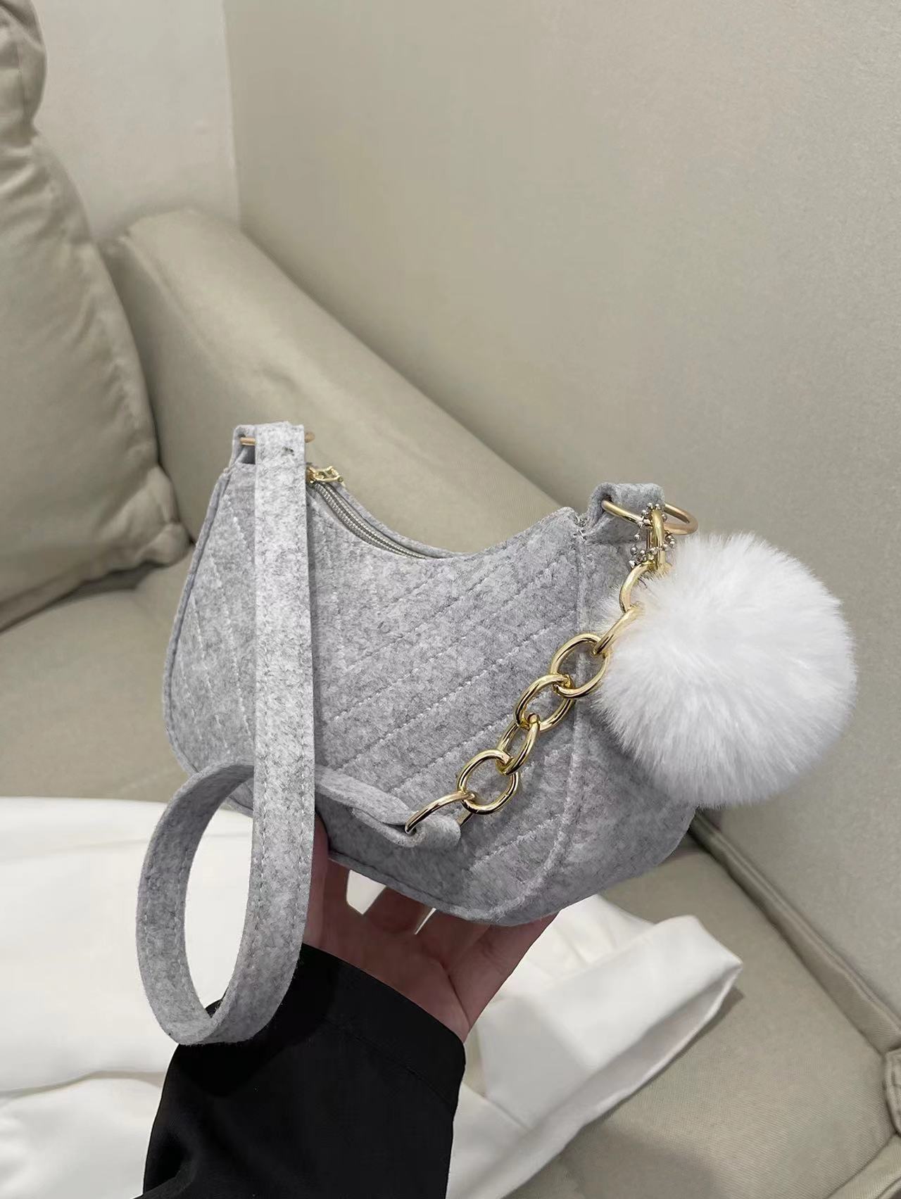 Casual Women's New Retro Solid Color Shoulder Messenger Bag