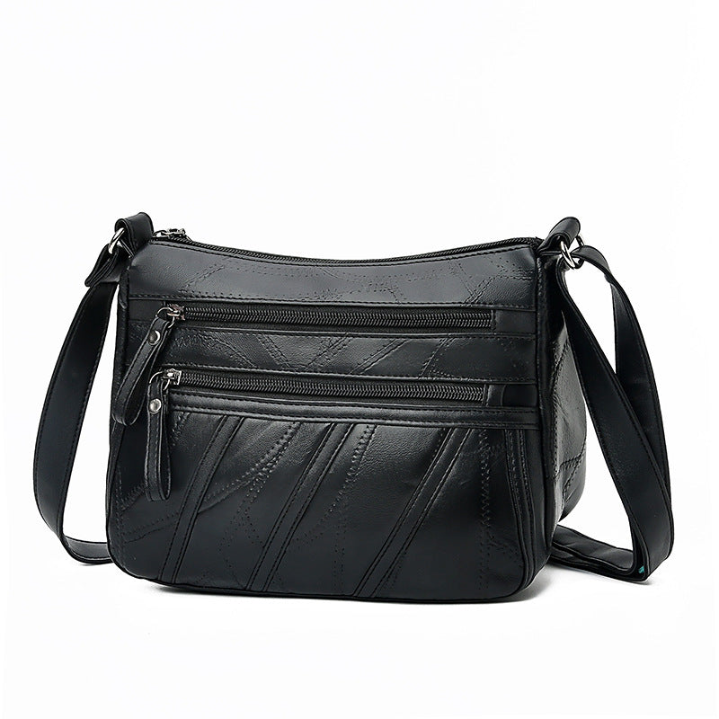 Women's New Soft Leather One Shoulder Messenger Bag