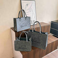 Large Capacity New Versatile Felt Single-shoulder Bag