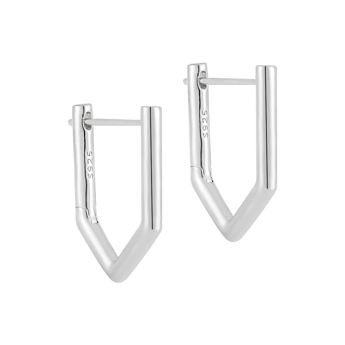 Geometric Unilateral Micro Rhinestone Earrings For Women