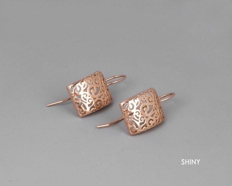 European And American Simple Hollow Design Ear Rings Alloy