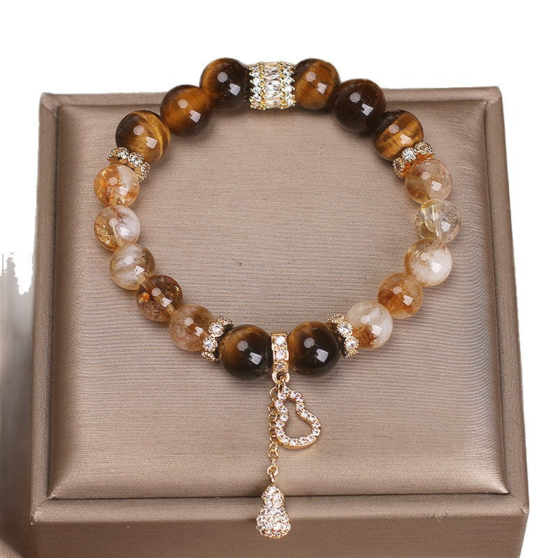 Lucky Fortune Citrine Fulu Bracelet For Women