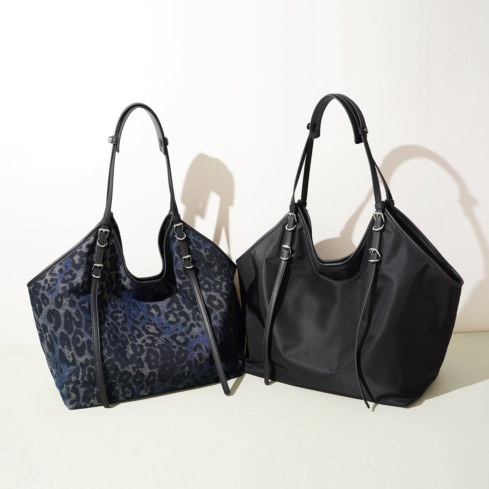 Denim Women's Patchwork Casual Crossbody Bag
