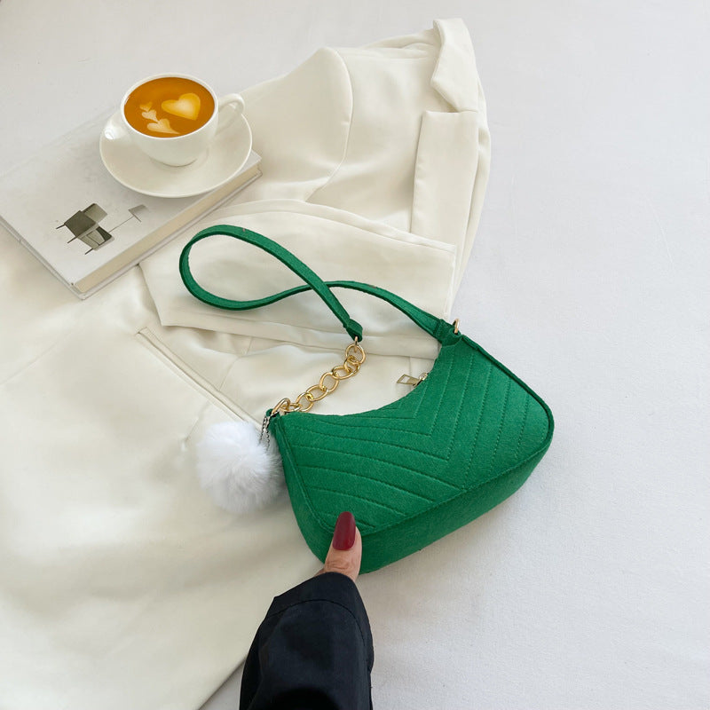 Casual Women's New Retro Solid Color Shoulder Messenger Bag