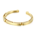Japanese And Korean Popular Simple And Creative Stainless Steel Men's Bracelet