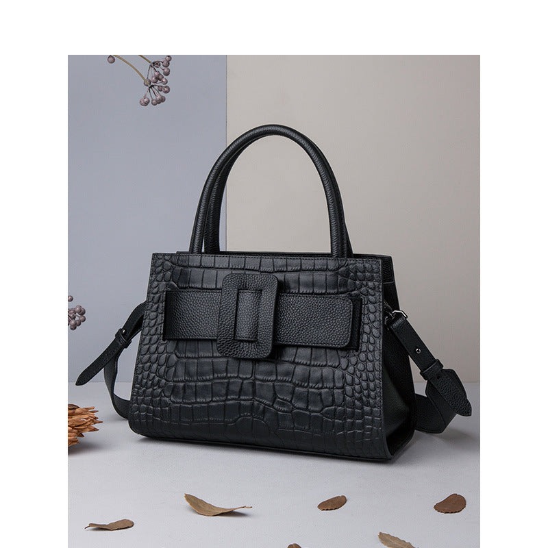 Women's Leather Portable Crossbody All-matching Shoulder Bag