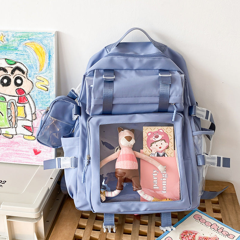 Student Large Capacity Backpack Japanese Simple And Versatile