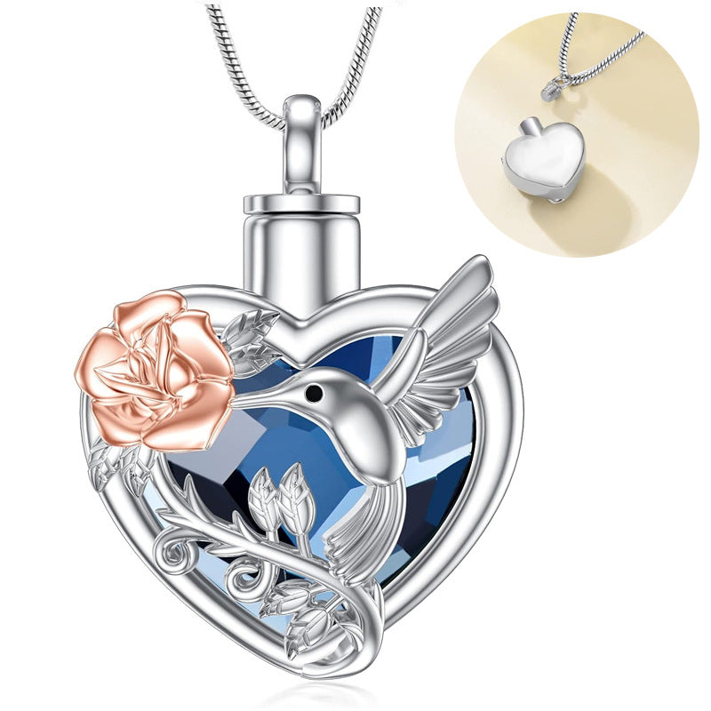 Love-themed Peace Dove Urn Necklace
