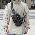 Men's Chest Printed Light Luxury Cross-border Shoulder Bag Casual