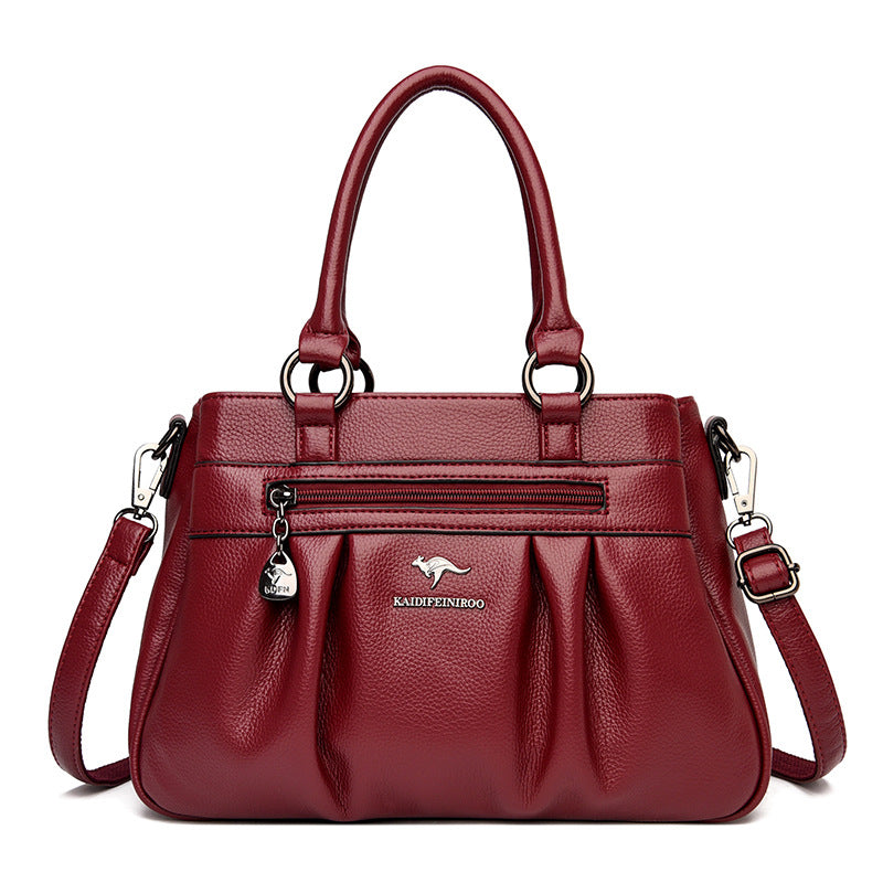 Cross-body Single Shoulder Bag Multi-layer Women's Large Capacity Handbag