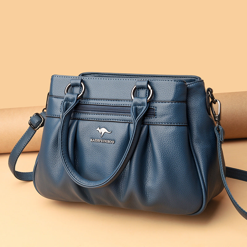 Cross-body Single Shoulder Bag Multi-layer Women's Large Capacity Handbag