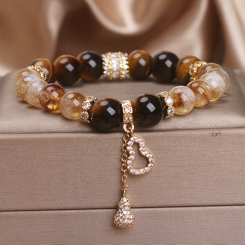 Lucky Fortune Citrine Fulu Bracelet For Women