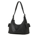 Womens Large-Capacity Casual Leather Shoulder And Crossbody Bag