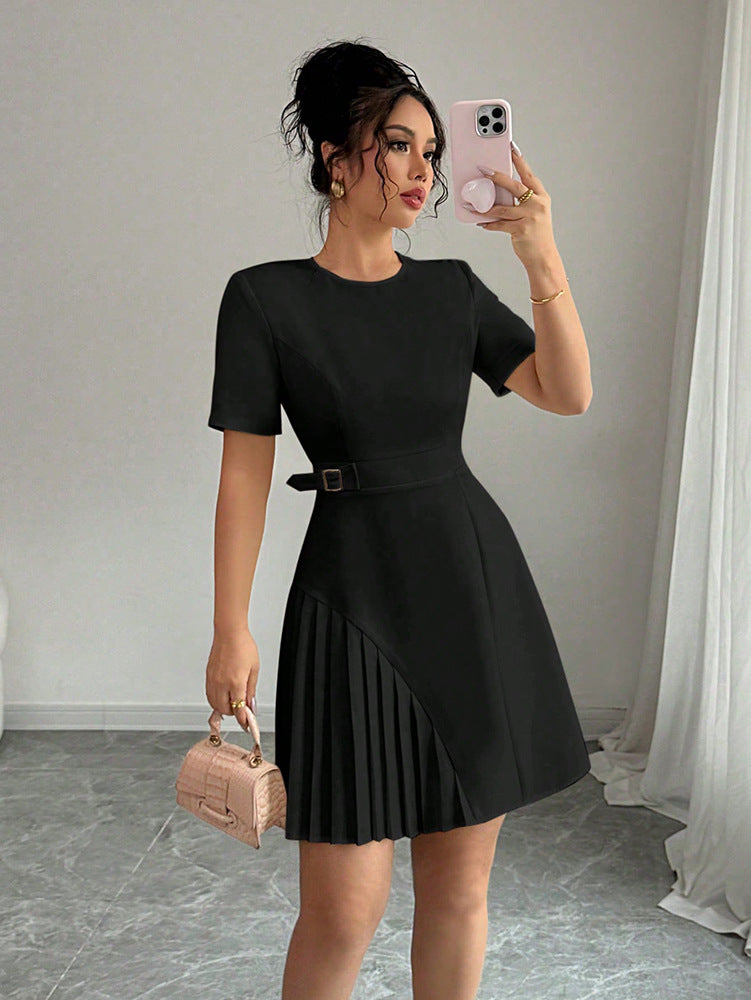 Fashionable And Elegant Short-Sleeve Dress For Women