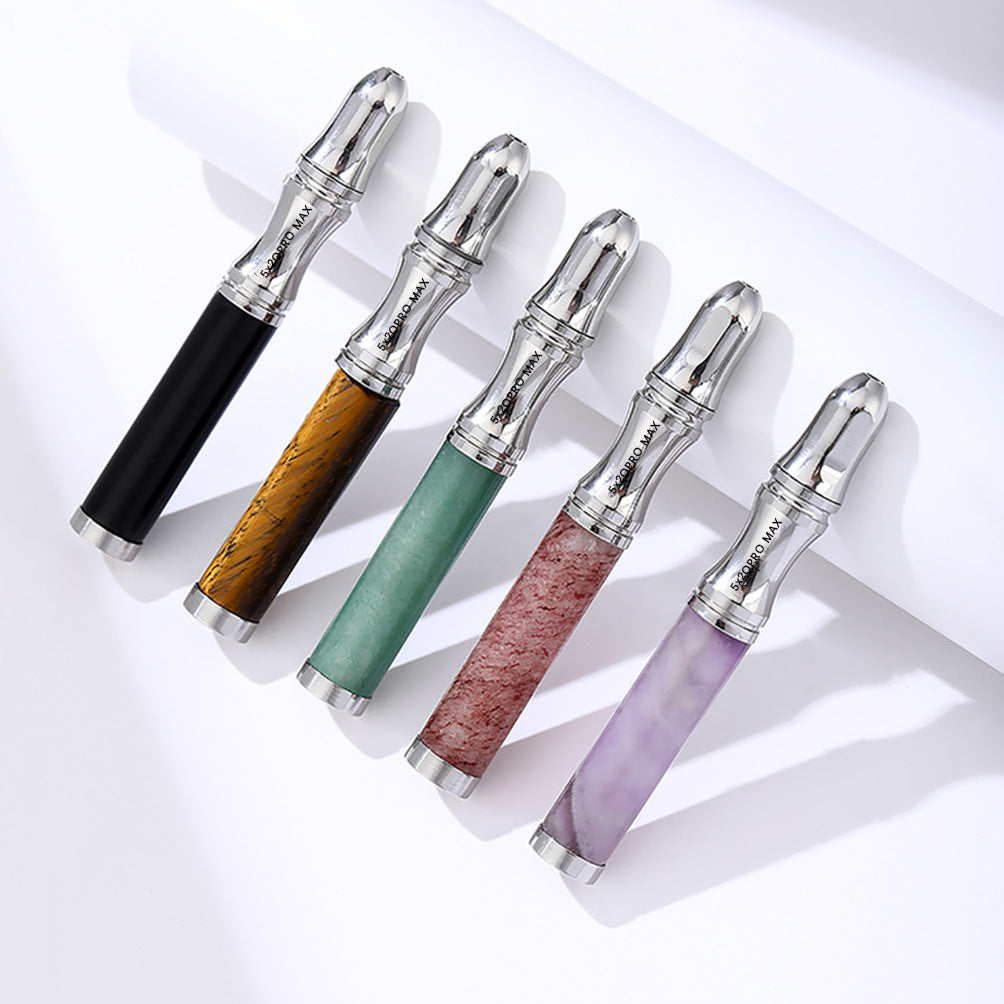 Auxiliary Meditation Anxiety Relief Natural Stone Respirator Necklace