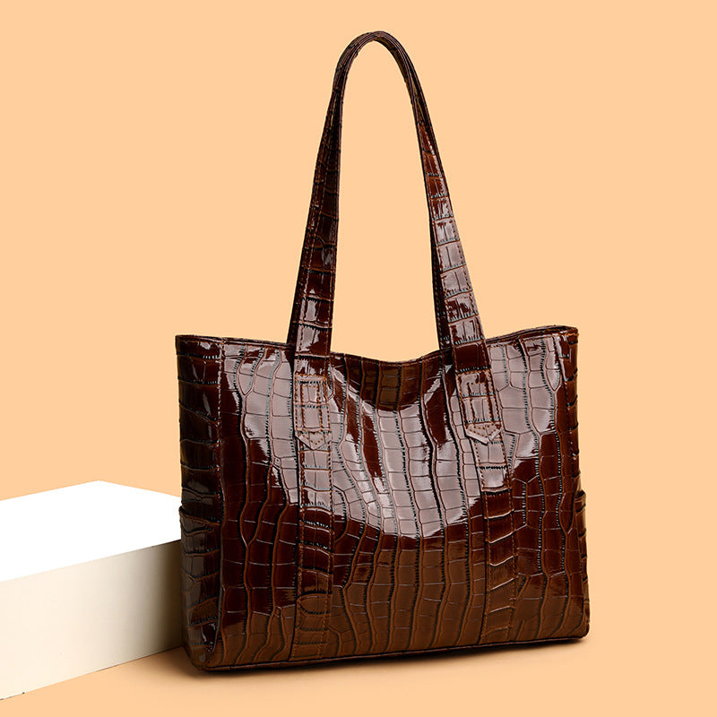 Korean Style Stylish Simple And Versatile European And American Commuters' Tote Bag