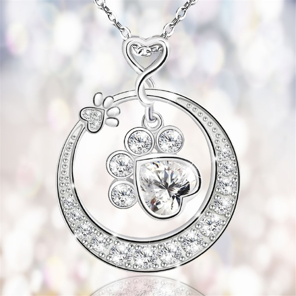 Disc Diamond Star Moon Smart Necklace